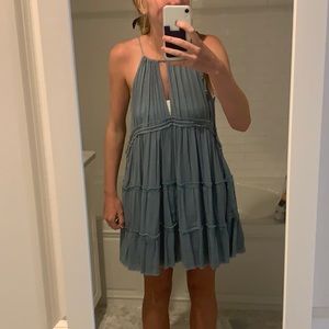 Blueish Green Flowy Dress